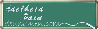 Adelheid Pain Visitenkarte